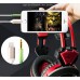 X8S Hi-Fi Over-Ear Phone Gaming Headset with Mic and LED Light for I phone